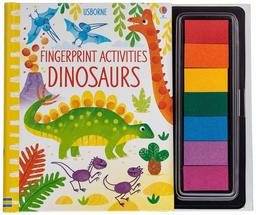  Fingerprirnts Activities - Dinosaurs- 6 Yaş+