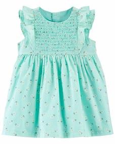 Kız Bebek Elbise Yeşil 194135020566 | Carter’s