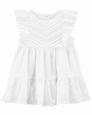 Kız Bebek Elbise Beyaz 194135840331 | Carter’s