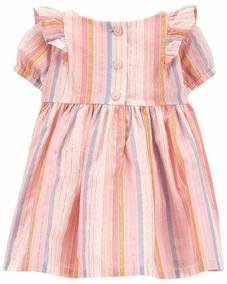 Kız Bebek Çizgi Desenli Elbise 194135871557 | Carter’s