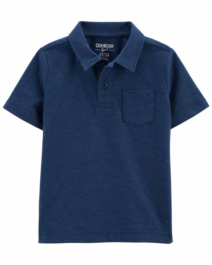 Küçük Erkek Çocuk Tshirt Polo Yaka Mavi 194135891685 | Carter’s