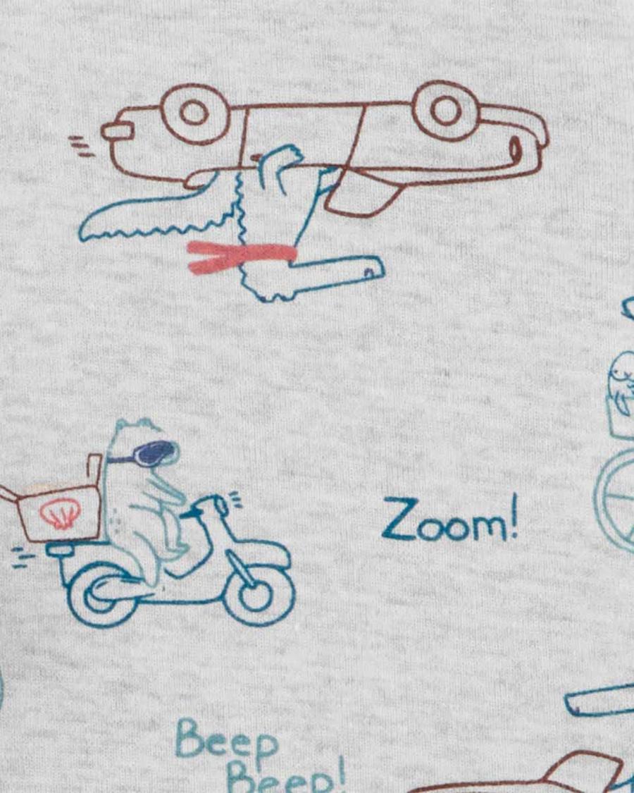 Erkek Bebek Body Tshirt Şort Set 3'lü Paket Kırmızı 194135904156 | Carter’s
