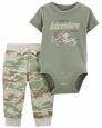 Erkek Bebek Body Pantolon Set 2'li Paket Yeşil 194135905009 | Carter’s
