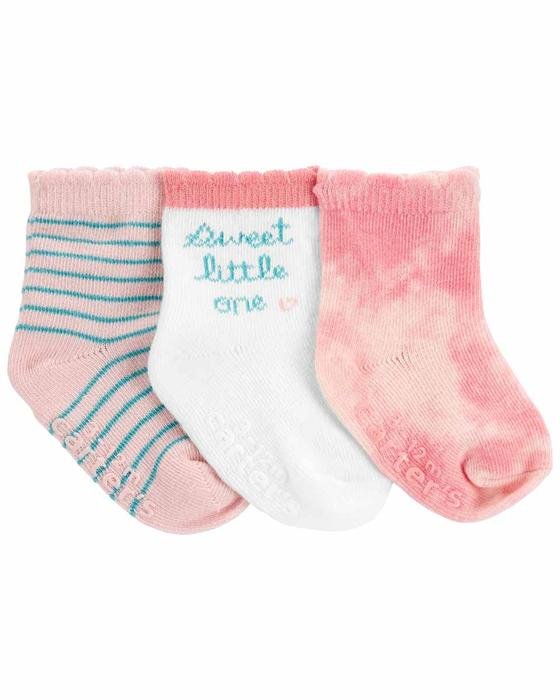Kız Bebek Çorap 3'lü Paket 194135924031 | Carter’s