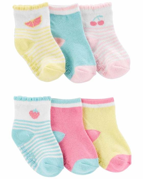 Kız Bebek Çorap 6'lı Paket 194135923980 | Carter’s