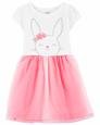 Kız Çocuk Tavşan Figürlü Elbise 194135040021 | Carter’s