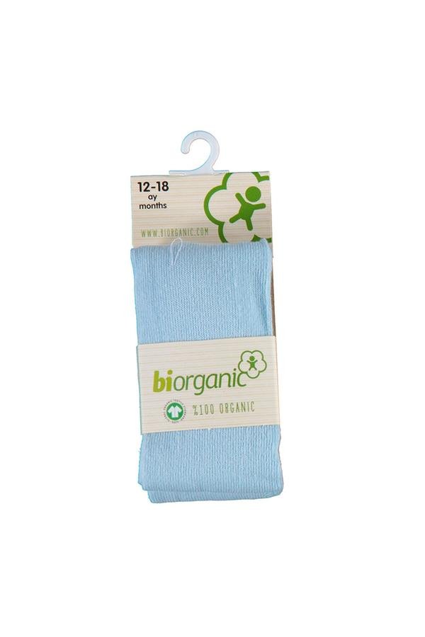  Bebek Organic Külotlu Çorap Mavi