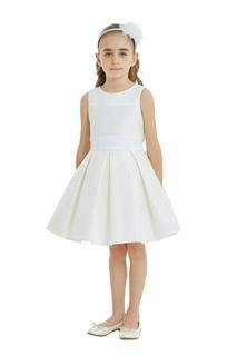  Kız Çocuk Parti Elbisesi Krem
