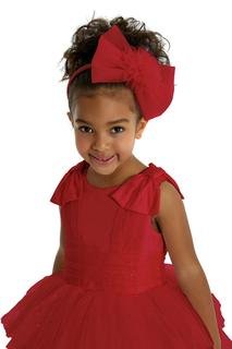  Kız Çocuk Parti Elbisesi Kırmızı