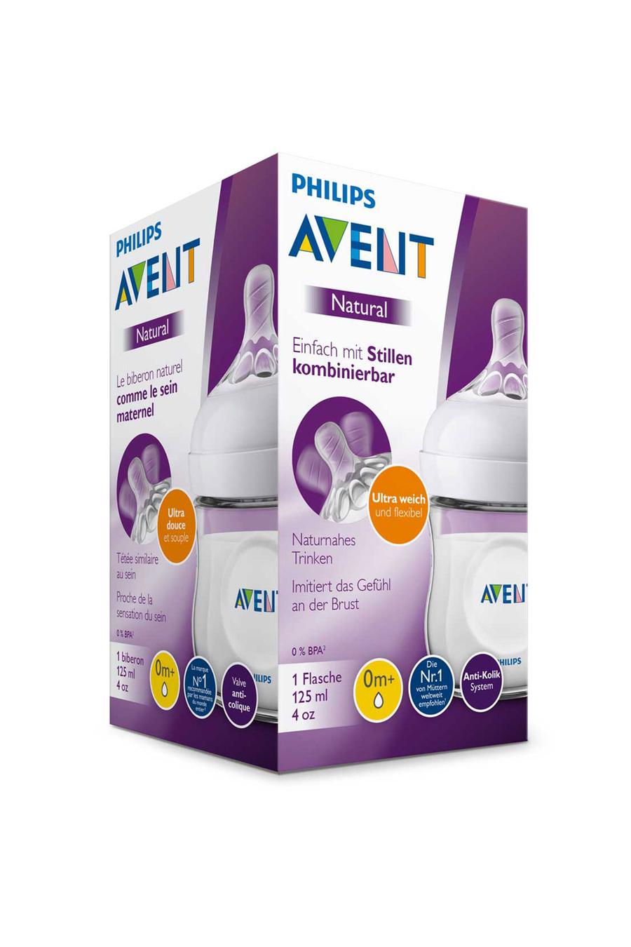  Natural PP Biberon 125 ml