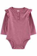 Kız Bebek Uzun Kollu Tshirt Mor 195861334415 | Carter’s