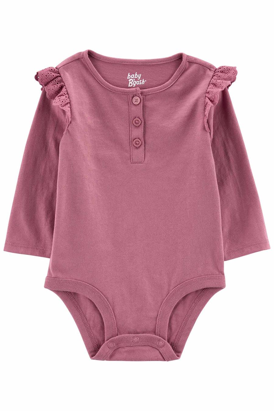 Kız Bebek Uzun Kollu Tshirt Mor 195861334415 | Carter’s