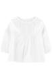 Kız Bebek Uzun Kollu Tshirt Beyaz 195861335627 | Carter’s