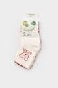  Bebek Organik Soket Çorap 3'lü Paket Turuncu