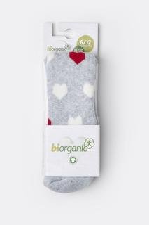  Bebek Organic Külotlu Çorap Gri