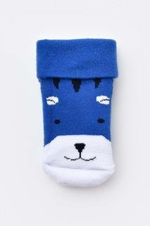  Bebek Havlu Çorap Mavi