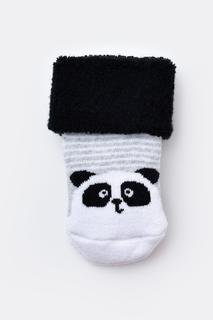  Bebek Kaydırmaz Havlu Çorap Siyah