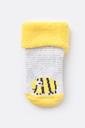  Bebek Kaydırmaz Havlu Çorap Sarı