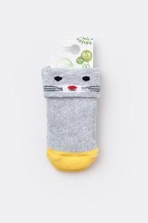  Bebek Havlu Çorap Gri