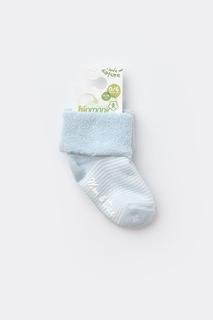 Bebek Kaydırmaz Havlu Çorap Mavi