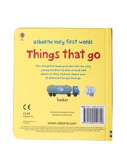  Very First Words Things That Go 2 Yaş+