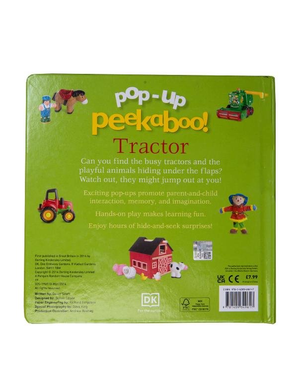  Pop-up Peekaboo Tractor 1 Yaş+