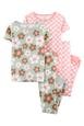 Kız Çocuk Pijama Set 4'lü Paket 195861613091 | Carter’s