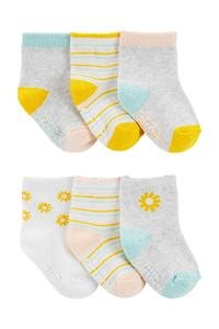 Kız Bebek Çorap Set 6'lı Paket 195861668367 | Carter’s