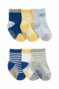 Erkek Bebek Çorap Set 6'lı Paket 195861665397 | Carter’s