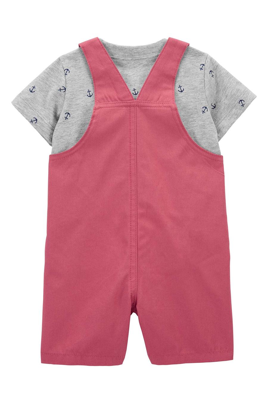 Erkek Bebek Salopet Set 2'li Paket Kırmızı 195861695387 | Carter’s