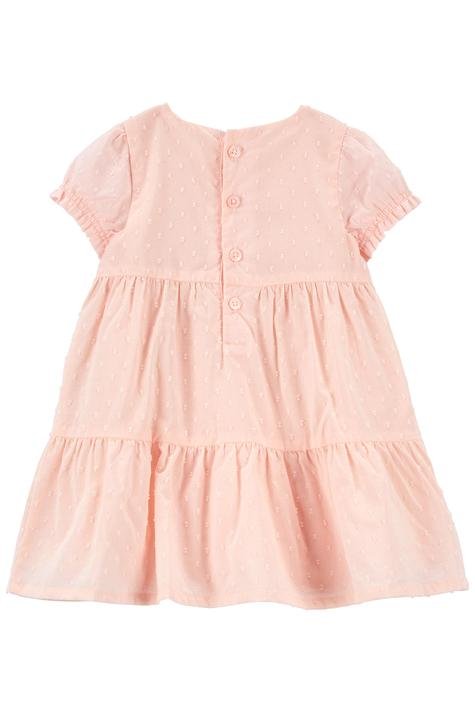Kız Bebek Kısa Kollu Elbise Pembe 195861712145 | Carter’s