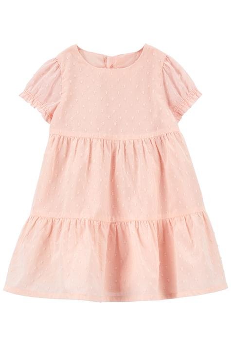 Kız Bebek Kısa Kollu Elbise Pembe 195861712145 | Carter’s