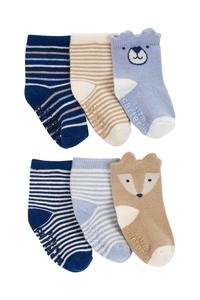 Erkek Bebek Çorap Set 6'lı Paket 195861659174 | Carter’s