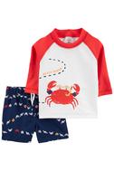 Erkek Bebek Güneş Koruyucu Mayo Set 195861654131 | Carter’s
