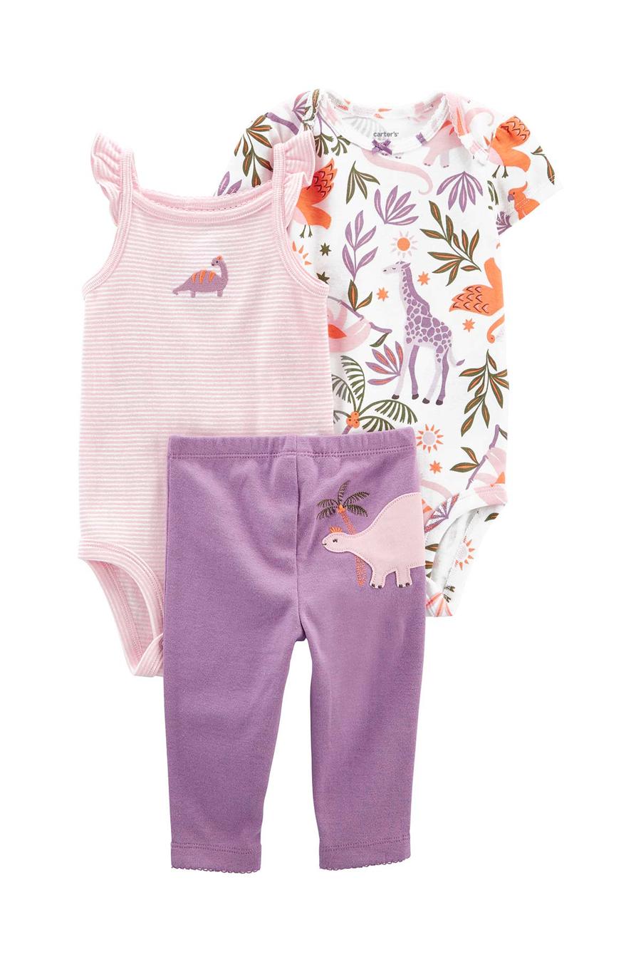Kız Bebek 3Lü Set 195861680062 | Carter’s