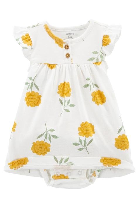Kız Bebek Elbise Set 2'li Paket Sarı 195861688341 | Carter’s