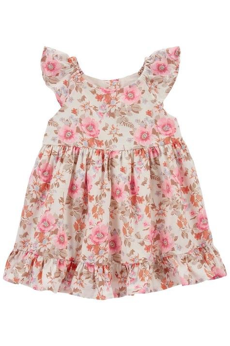 Kız Bebek Kısa Kollu Elbise 195861635420 | Carter’s