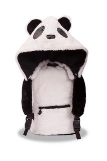  Morikukko Kids Panda Çıkabilir Kapüşonlu Çocuk Sırt Çantası