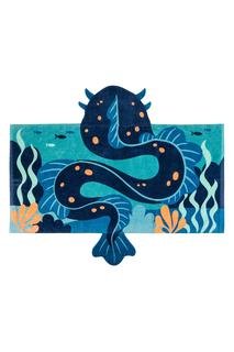 Erkek Çocuk Plaj Havlusu Deniz Canavarı Mavi