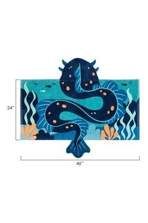  Erkek Çocuk Plaj Havlusu Deniz Canavarı Mavi