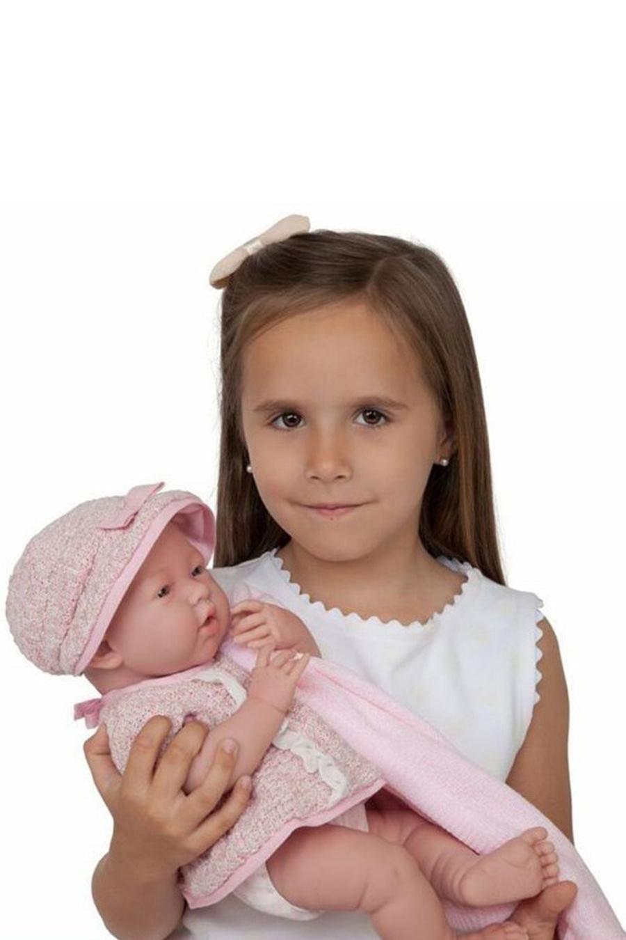  Berenguer Yenidoğan Oyuncak Bebek Kız 38 cm - Triko Takım