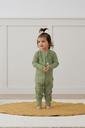  Erkek Bebek Organik Organik Pamuklu Pijama Tulum (1.0 TOG) Haki
