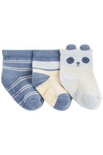  Erkek Bebek 3'lü Çorap Set