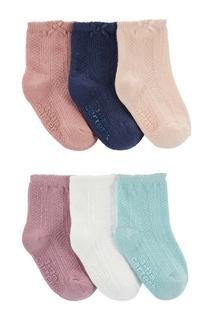  Kız Bebek 6'lı Çorap Set