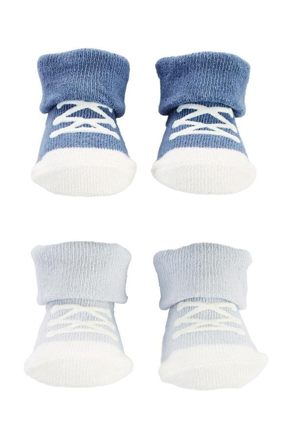  Erkek Bebek 2'li Çorap Set