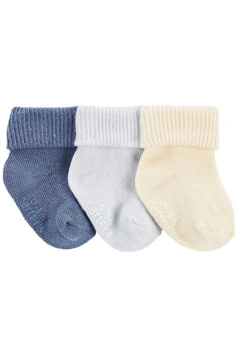 Erkek Bebek 3Lü Çorap 195861897538 | Carter’s