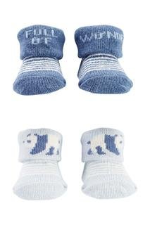  Erkek Bebek 2'li Çorap Set