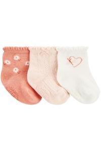 Kız Bebek 3'lü Çorap Set 195861896562 | Carter’s