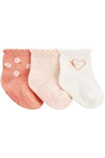  Kız Bebek 3'lü Çorap Set