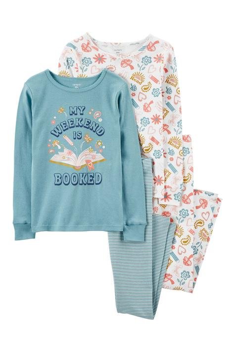 Kız Çocuk 4'lü Pijama Set 195861972303 | Carter’s